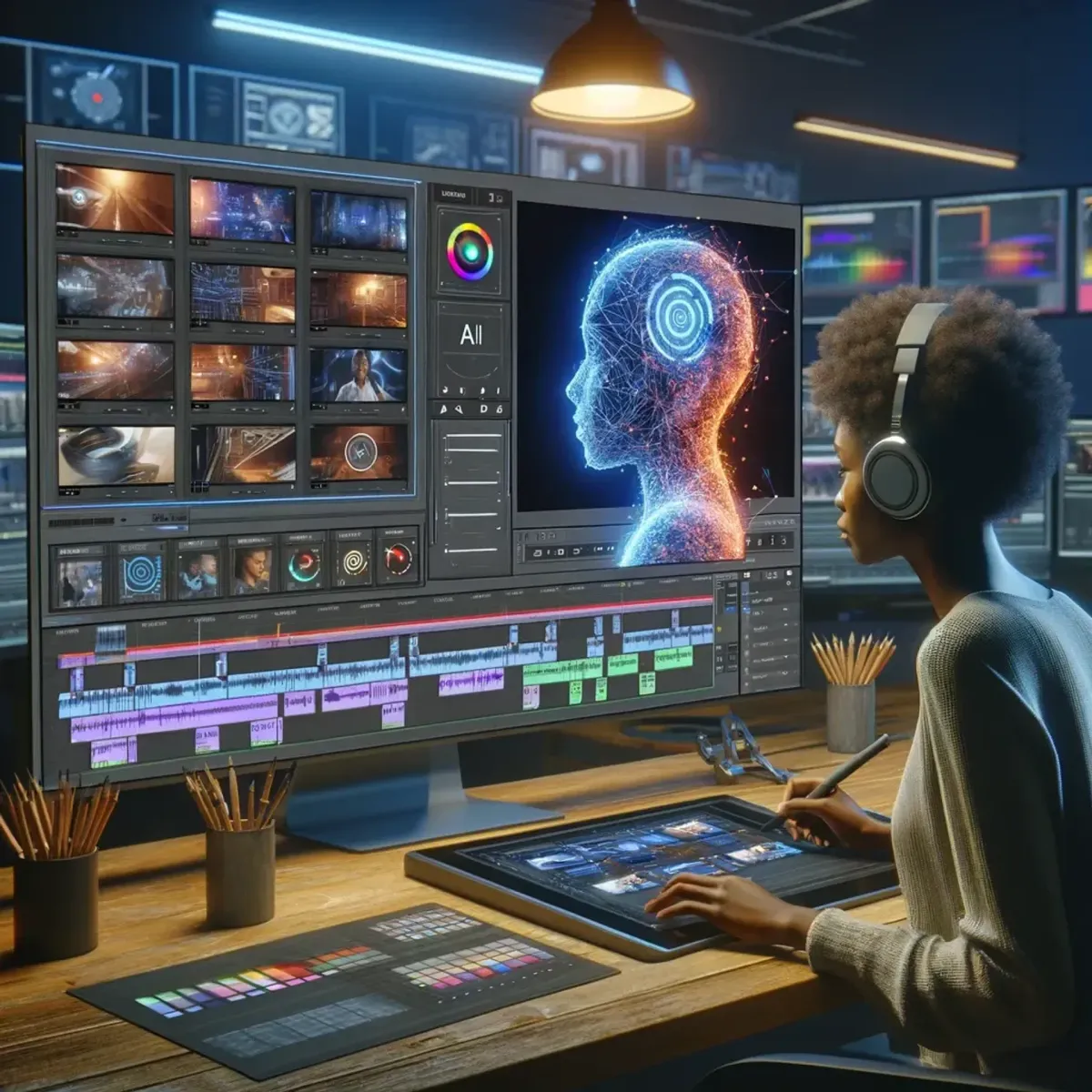 AI video generator with cloud storage and project management